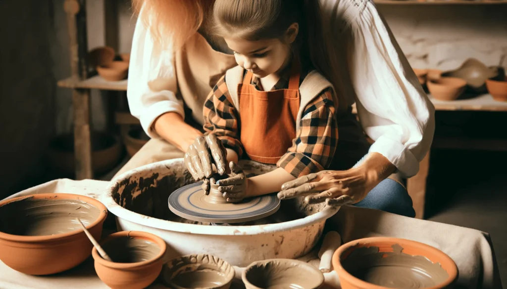 Cool Maker - Pottery Studio, Clay Pottery Wheel Craft Kit for Kids Age 6  and Up