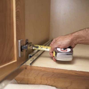 Measure the interior and exterior of your cabinets