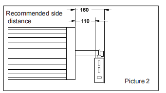 recommended side distance