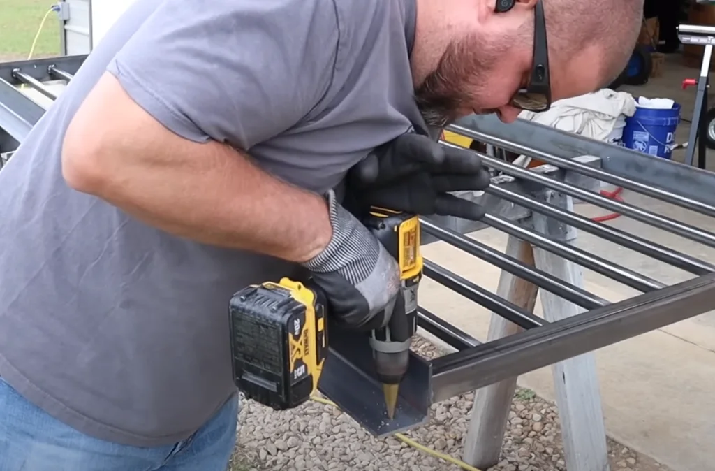 Measure and cut balusters to the required size 