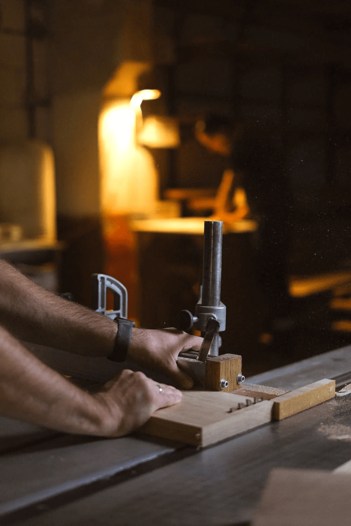 shared similarities between chop saw and table saw