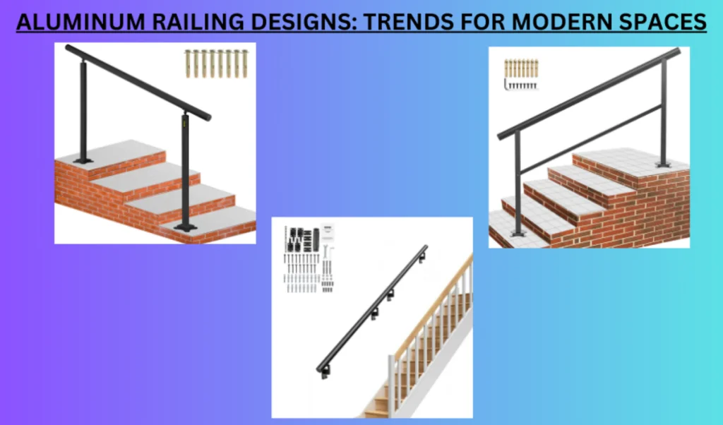 modern aluminum railing