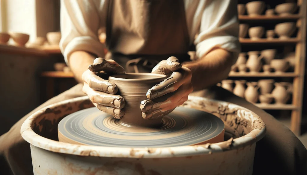 throwing on pottery wheel techniques