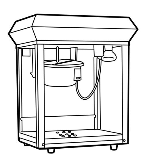 VEVOR popcorn machine NP08001SEC, NP08001SE