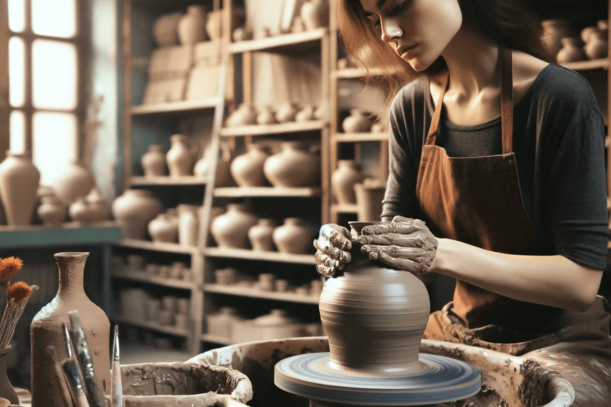 Fabricación de jarrones de bricolaje: una guía paso a paso con el torno de  alfarero de VEVOR - VEVOR Blog