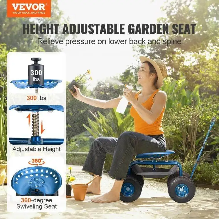 VEVOR portable garden kneeler seat
