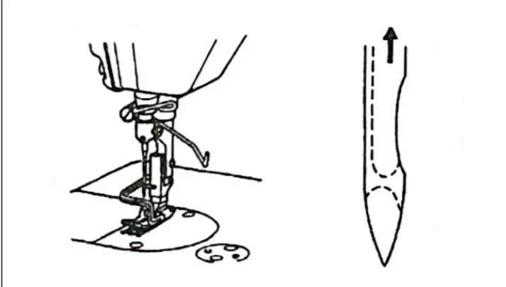 Attaching needle