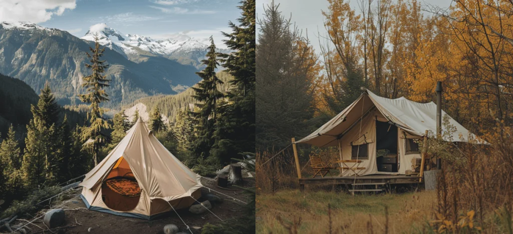 Bell Tent vs Wall Tent Comparing Key Features