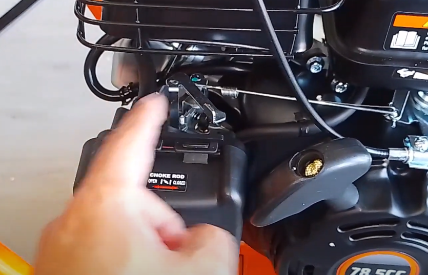 choke the lever cosing