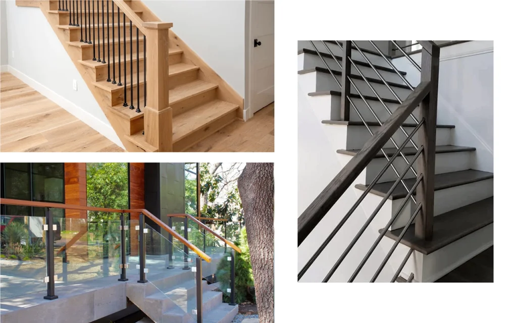 many types of handrail