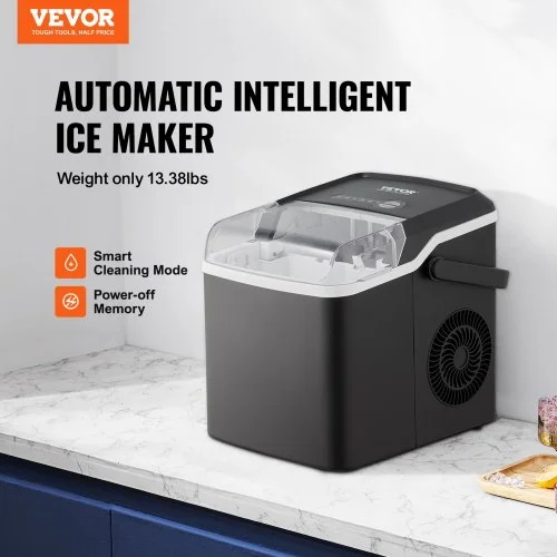 Mini Machine à Glaçons Portable - 8 Glaçons En 10-15 Min, Automatique, Double Alimentation Maison & Voiture