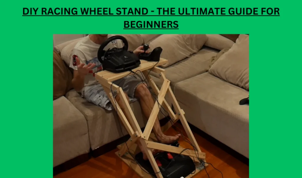 DIY racing wheel stand