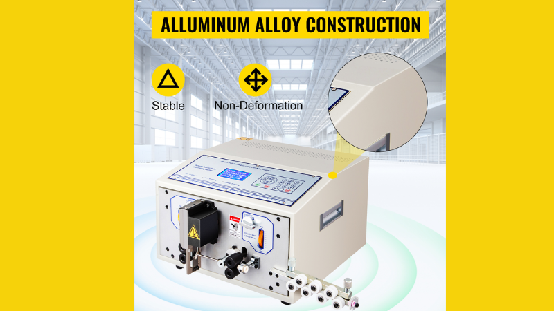 Sturdy construction of the VEVOR wire stripping machine