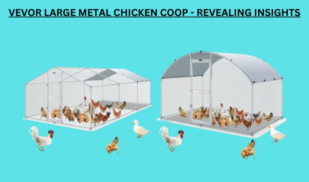 VEVOR large metal chicken coop