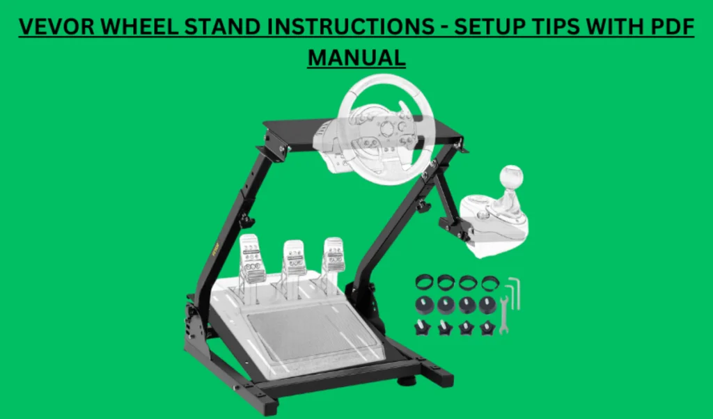 VEVOR wheel stand instructions