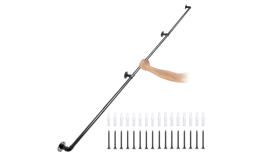  the top wall-mounted handrails 