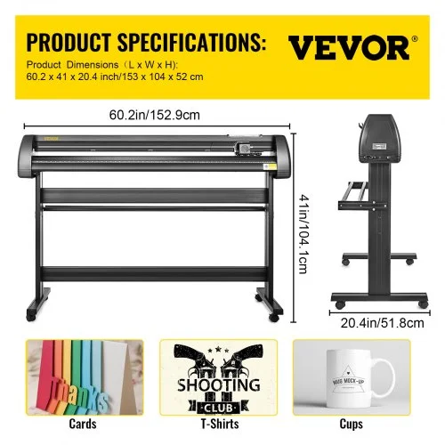 the VEVOR vinyl cutter manual
