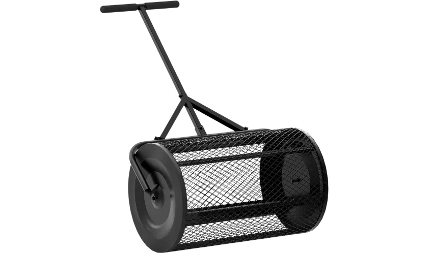 the Walensee 24” compost spreader for lawns