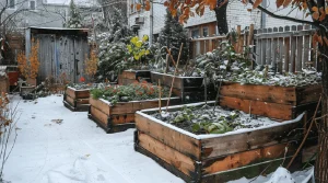 winterize raised garden bed