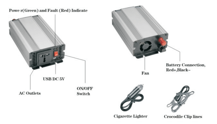 150-600 watt sine wave inverter