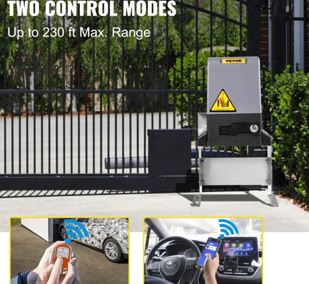 automatic gate opener control modes