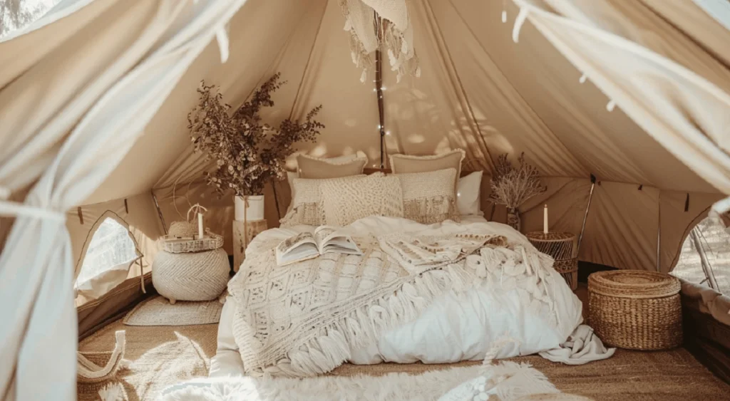 Transform Your Backyard Your Guide to Decorating a Bell Tent VEVOR Blog