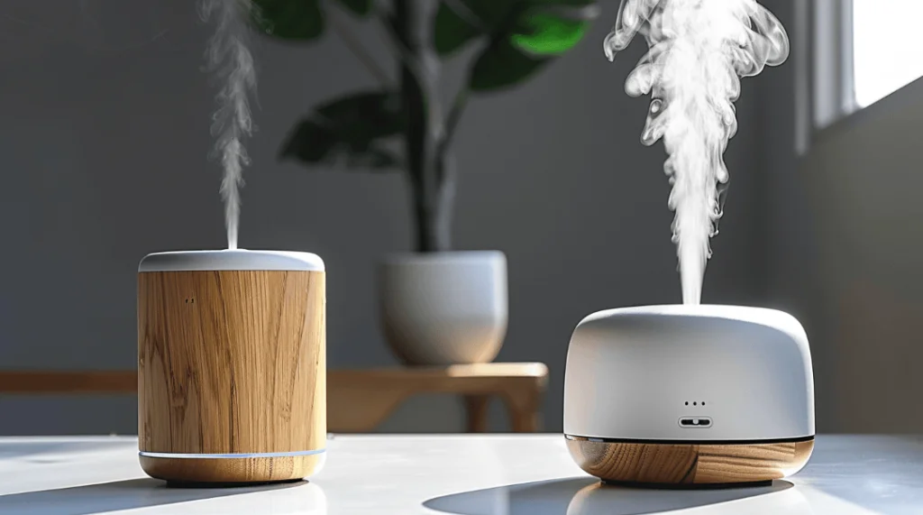 Diffuser and humidifier differences