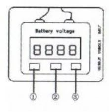 VEVOR inverter battery display