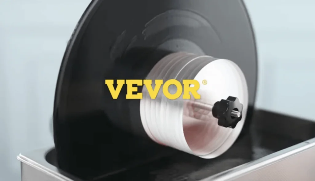 Limpiador ultrasónico de discos de vinilo VEVOR