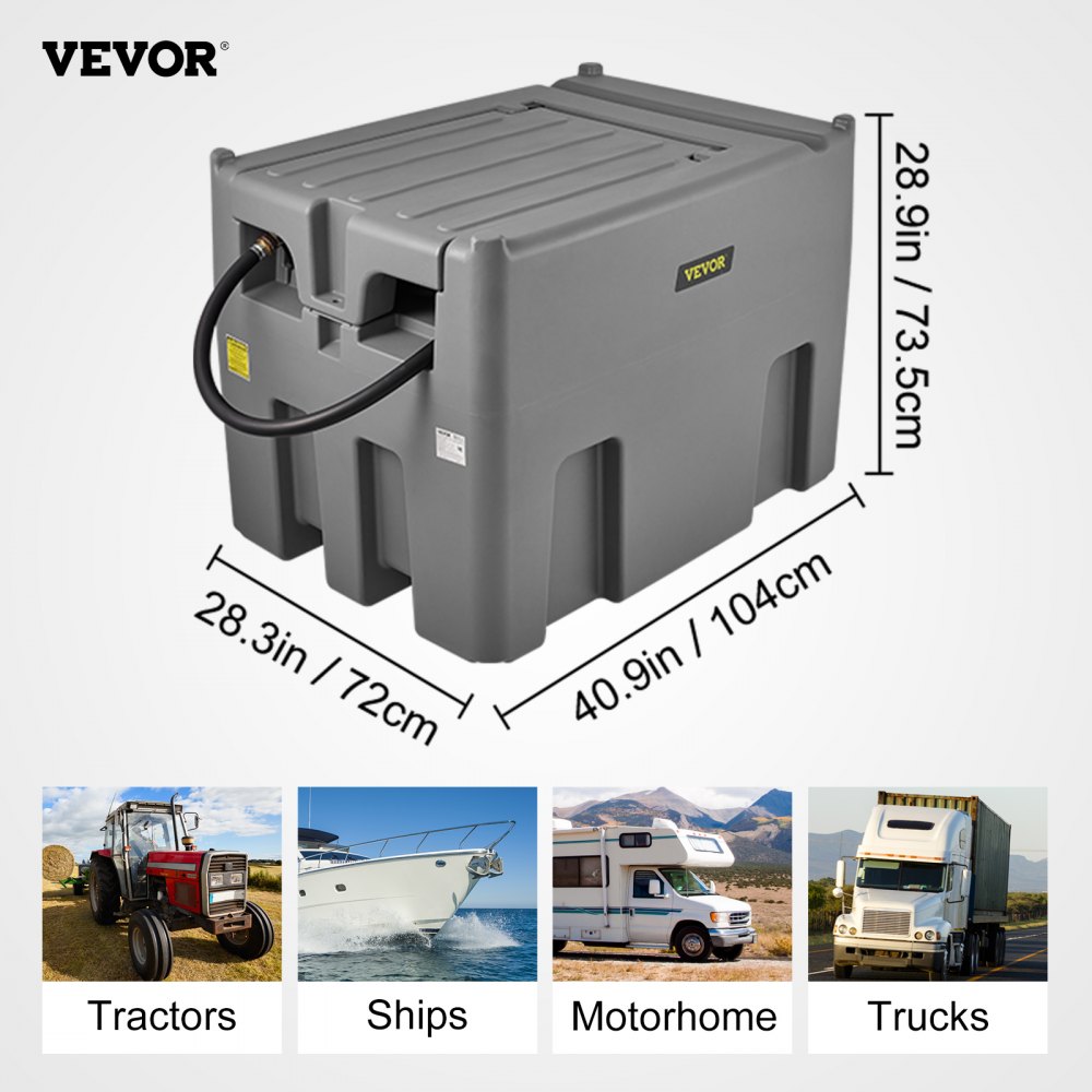 vevor diesel tank usages