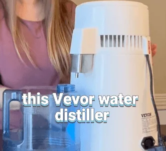 easy-to-use VEVOR countertop water distiller