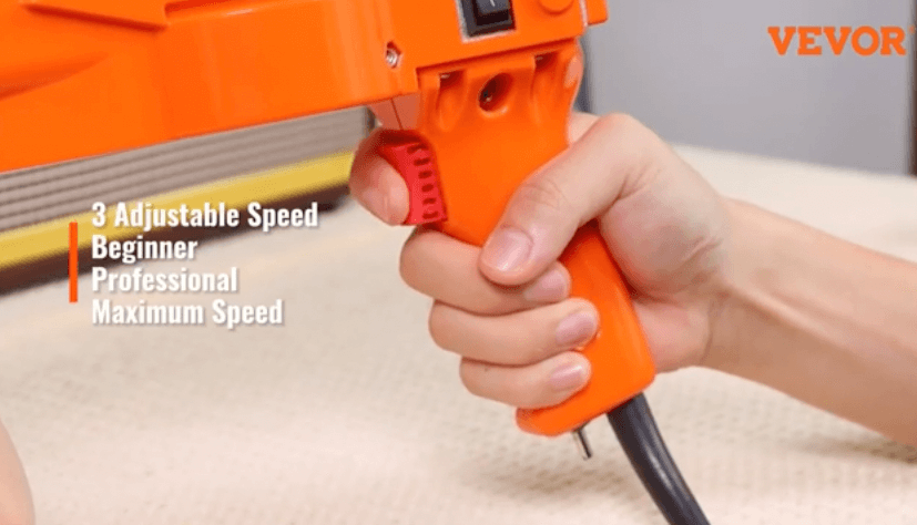electric carpet tufting machine with 3 speeds