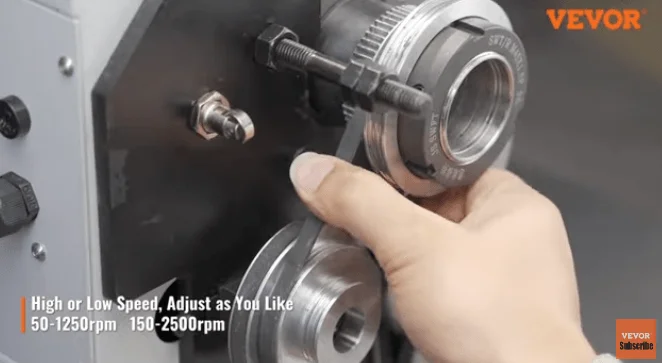 using the metal lathe machine