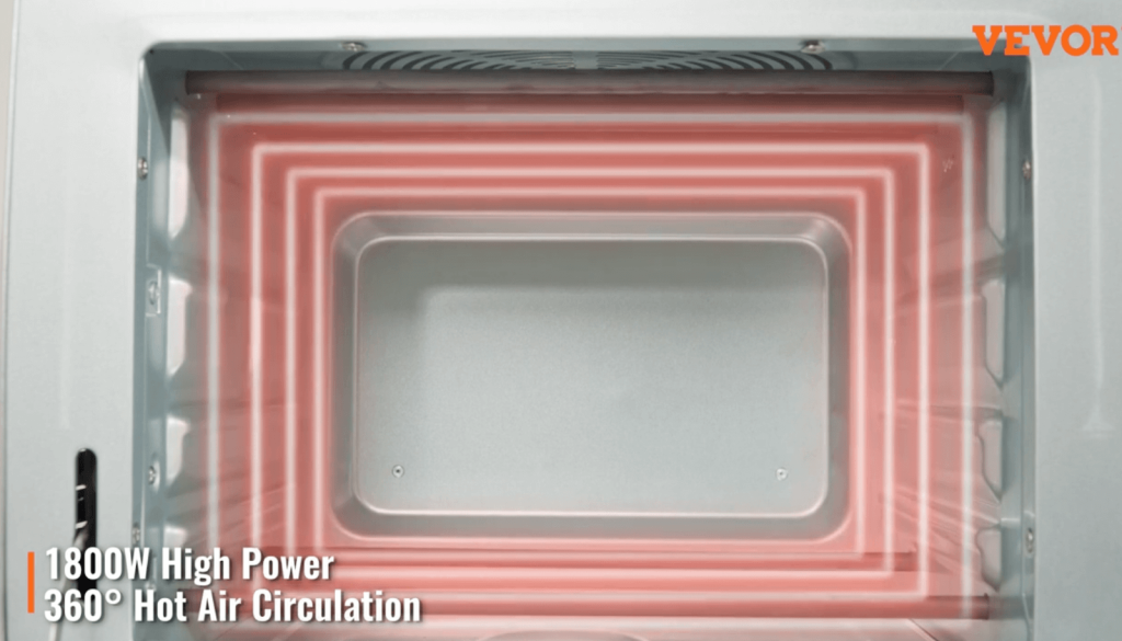 how to use VEVOR 7-in-1 air fryer toaster oven