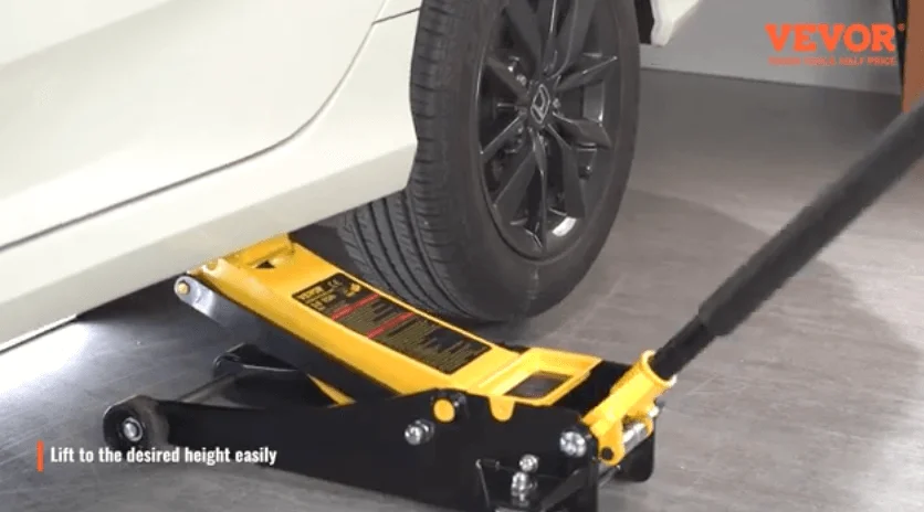 how to use the VEVOR floor jack