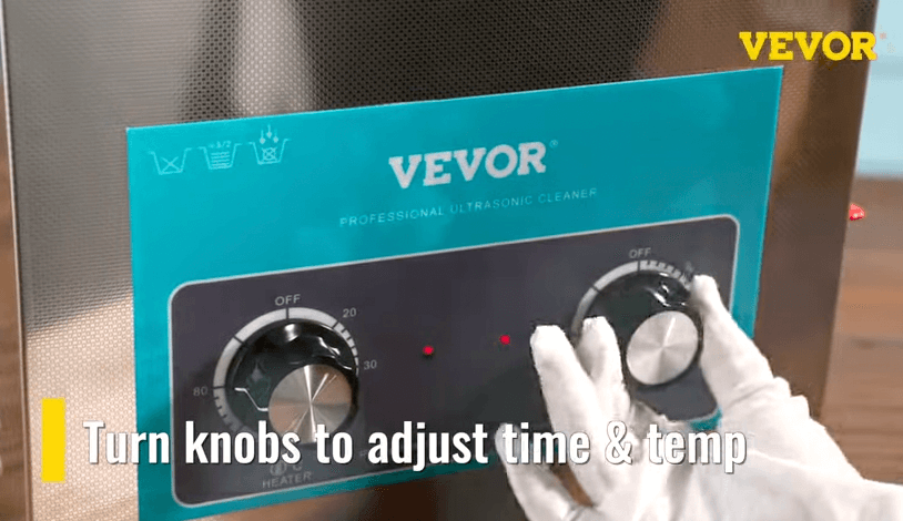 how to use VEVOR ultrasonic cleaner