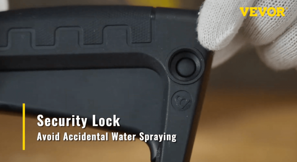 VEVOR electric pressure washer with security lock