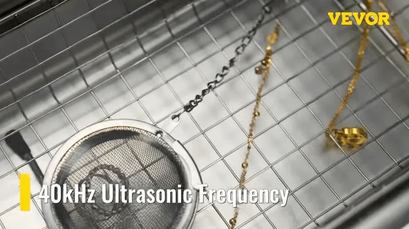 VEVOR ultrasonic cleaner 40kHz frequency