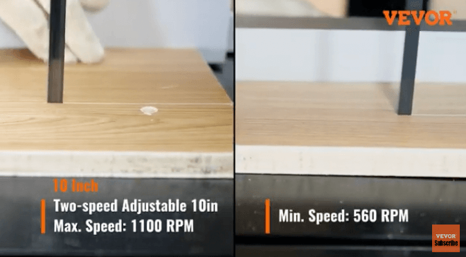 using the VEVOR band saw