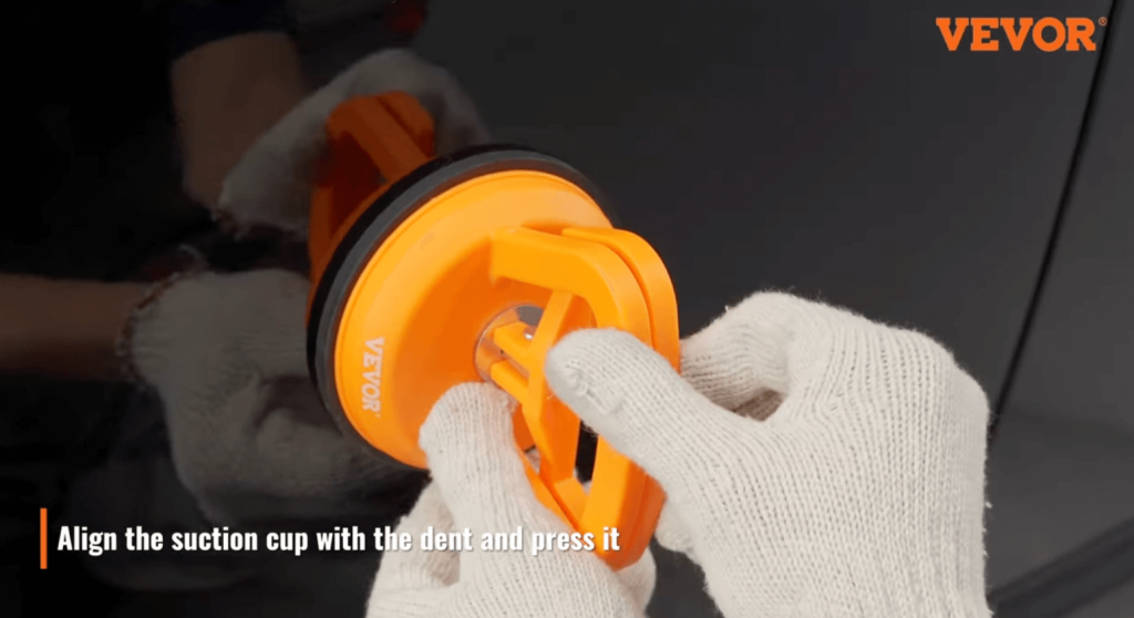 using the VEVOR car dent pull