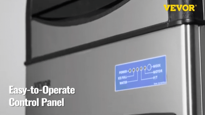 using the VEVOR flake snow ice maker