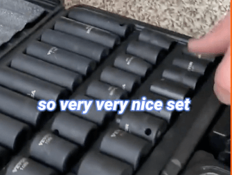 using the VEVOR impact socket set