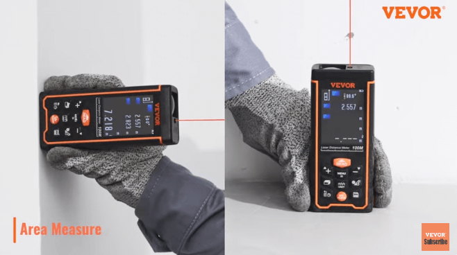 Using the VEVOR laser measure