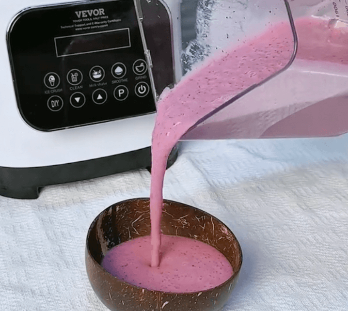 using the VEVOR professional blender