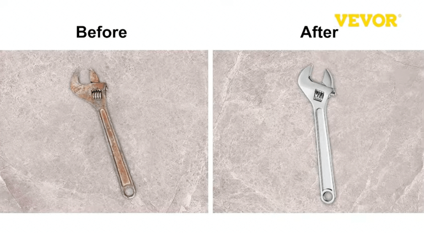 using VEVOR ultrasonic cleaner