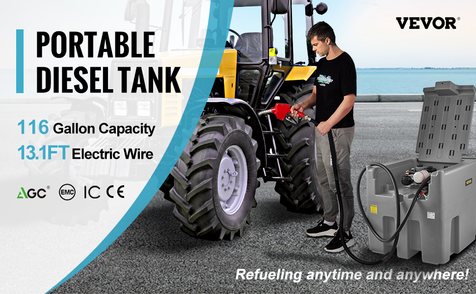 vevor diesel tank features