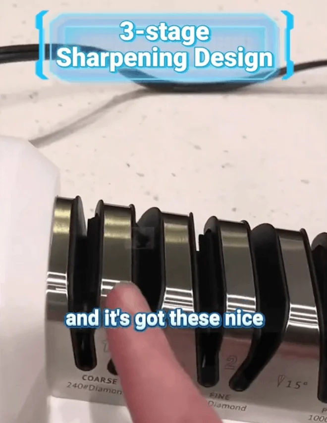 VEVOR electric knife sharpener design