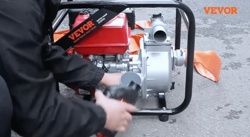 VEVOR gasoline water pump engine start