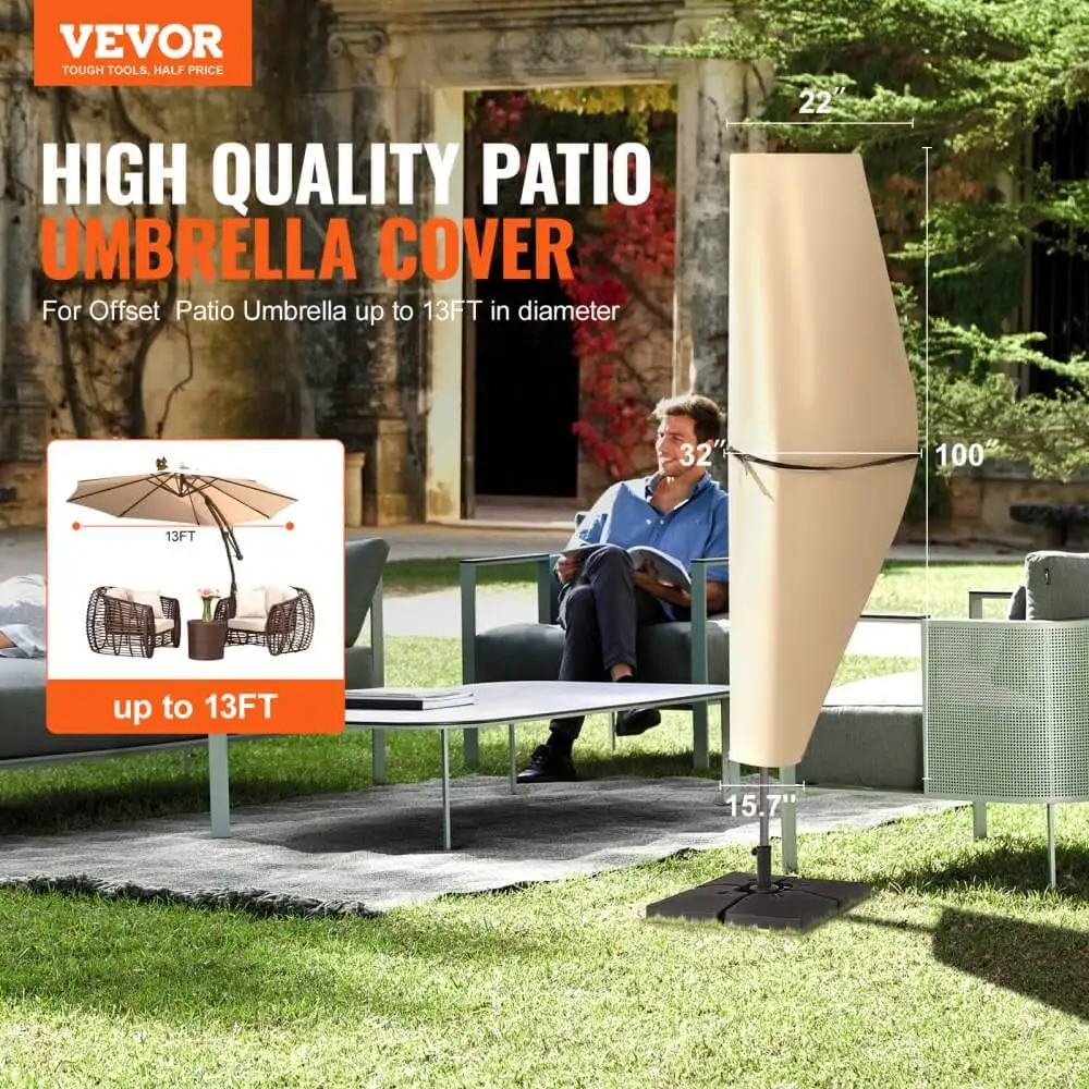 VEVOR patio umbrella cover