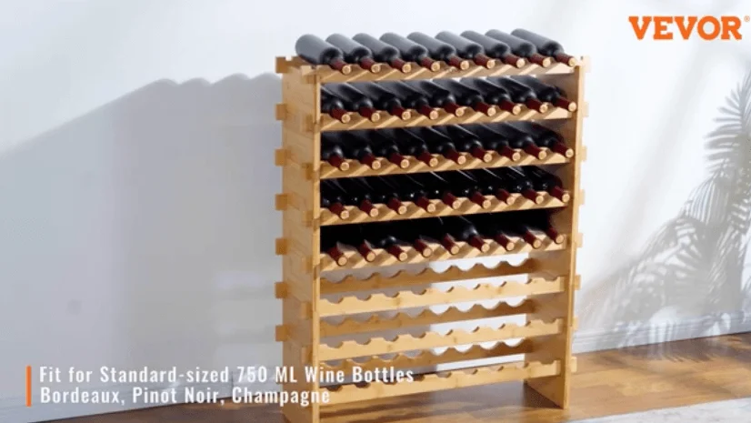 VEVOR stacked wine rack